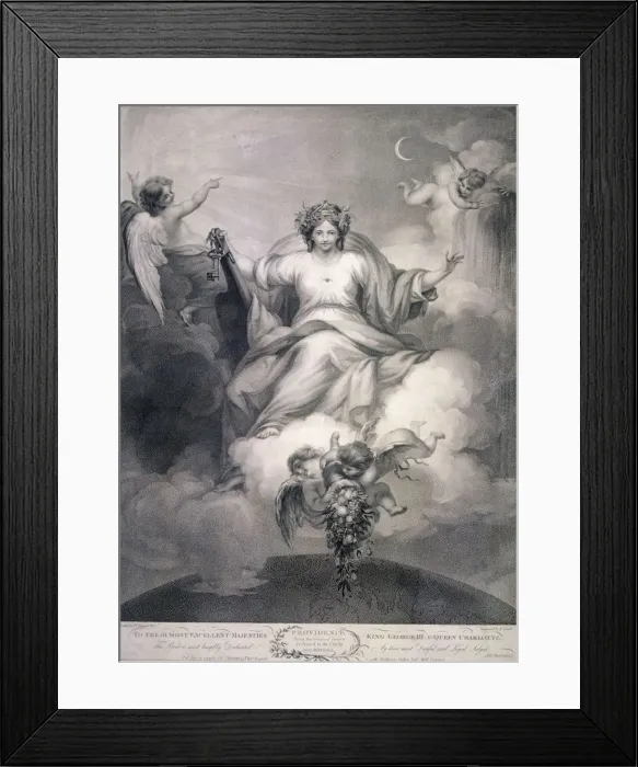 Framed Print : Providence, 1799. Artist: Benjamin Smith Framed Print : Providence, 1799. Artist: Benjamin Smith