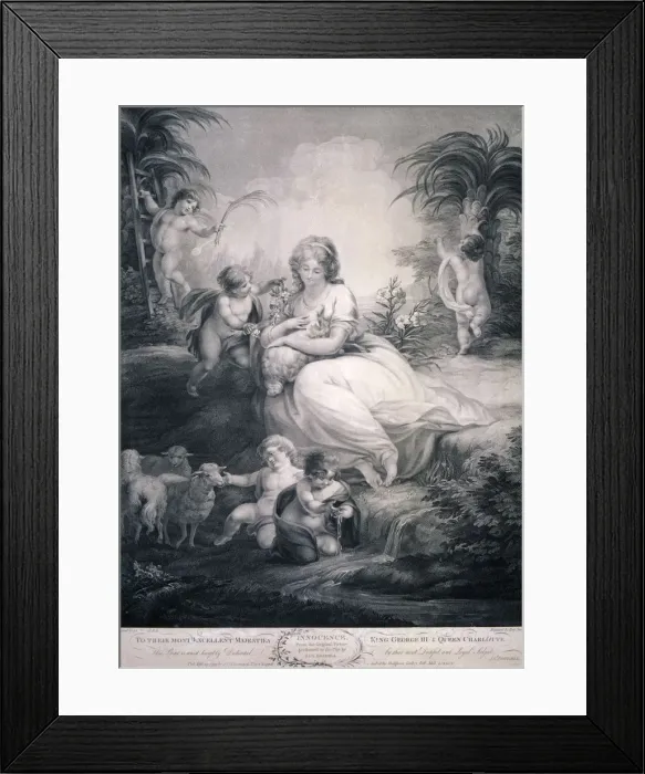 Framed Print : Innocence, 1799. Artist: Benjamin Smith Framed Print : Innocence, 1799. Artist: Benjamin Smith