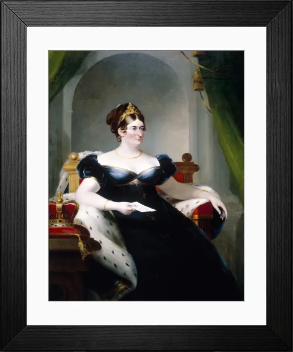 Framed Print : Caroline of Brunswick, Consort of George IV, 1820. Artist: James Lonsdale Framed Print : Caroline of Brunswick, Consort of George IV, 1820. Artist: James Lonsdale