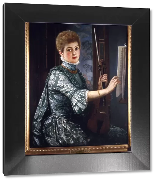 The Violinist, 1886. Artist: George Adolphus Storey