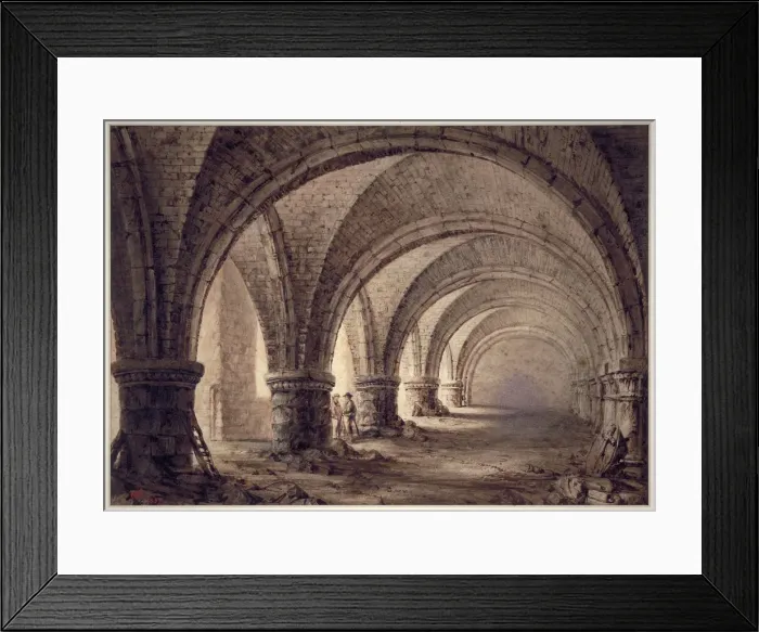 Framed Print : Promptuarium, Chester Cathedral. Artist: Edward Arthur Heffer Framed Print : Promptuarium, Chester Cathedral. Artist: Edward Arthur Heffer