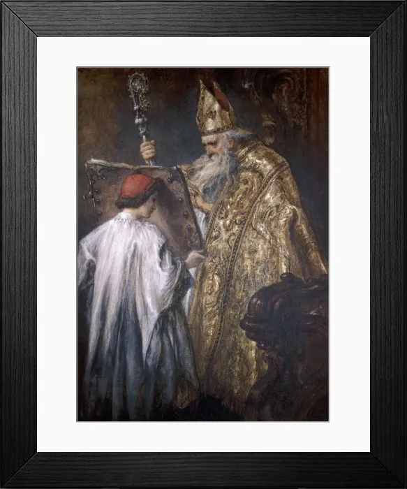 Framed Print : A Bishop, 1889. Artist: Sir John Gilbert Framed Print : A Bishop, 1889. Artist: Sir John Gilbert