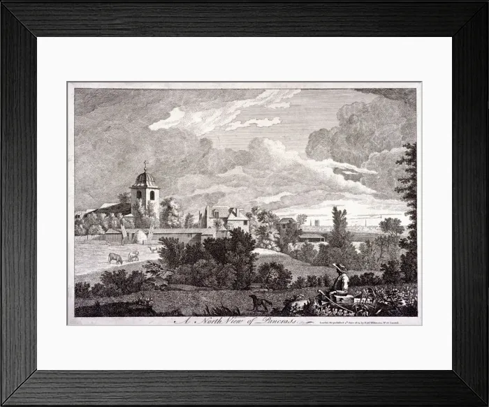 Framed Print : St Pancras, London, 1805 Framed Print : St Pancras, London, 1805