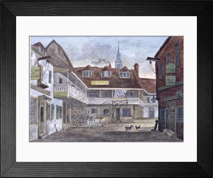 Framed Print : Borough High Street, Southwark, London, c1880 Framed Print : Borough High Street, Southwark, London, c1880