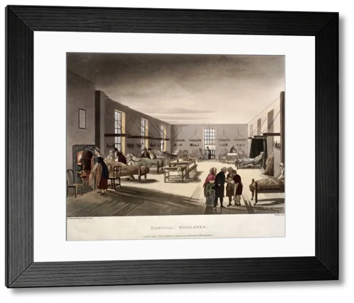 Framed Print : Mortimer Street, Marylebone, London, 1808. Artist: Joseph Constantine Stadler Framed Print : Mortimer Street, Marylebone, London, 1808. Artist: Joseph Constantine Stadler