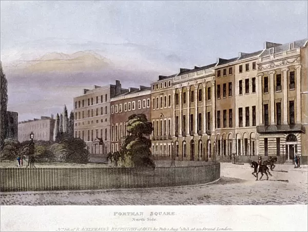 Portman Square, Marylebone, London, 1813