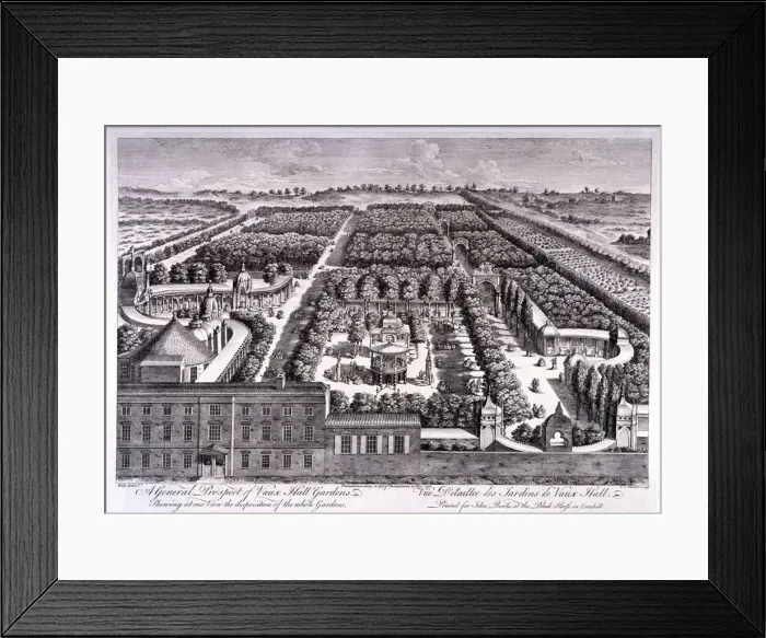 Framed Print : Vauxhall Gardens, Lambeth, London, 1751. Artist: Johann Sebastian Muller Framed Print : Vauxhall Gardens, Lambeth, London, 1751. Artist: Johann Sebastian Muller
