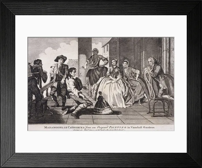 Framed Print : Vauxhall Gardens, Lambeth, c1745 Framed Print : Vauxhall Gardens, Lambeth, c1745