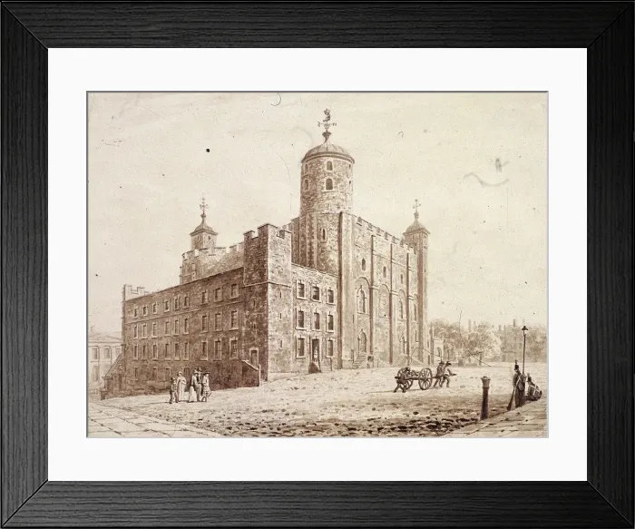Framed Print : Tower of London, London, c1820. Artist: Frederick Nash Framed Print : Tower of London, London, c1820. Artist: Frederick Nash