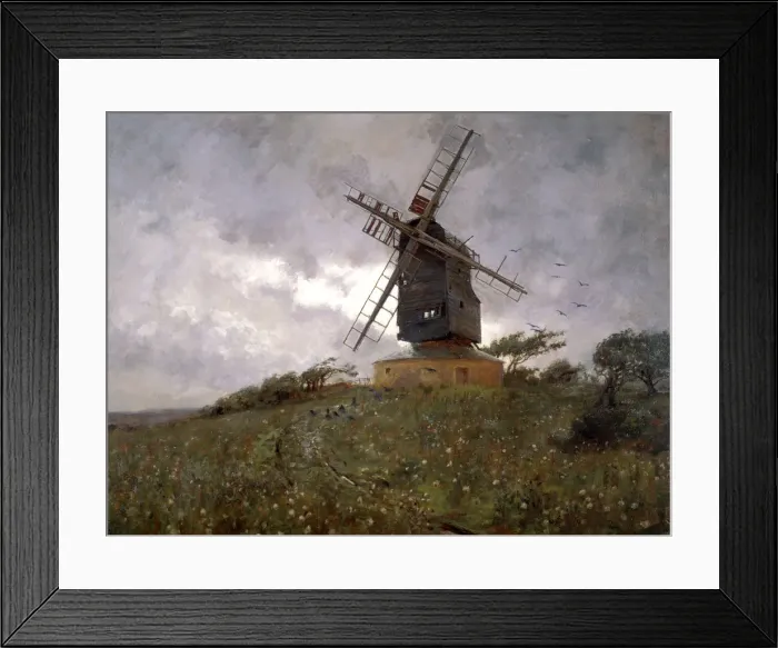 Framed Print : The Haunted Mill, 1893. Artist: WH Murphy Grimshaw
