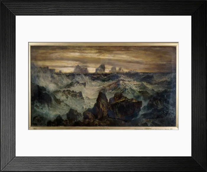 Framed Print : The isles of the sea, 1894. Artist: Thomas Hope McLachlan Framed Print : The isles of the sea, 1894. Artist: Thomas Hope McLachlan