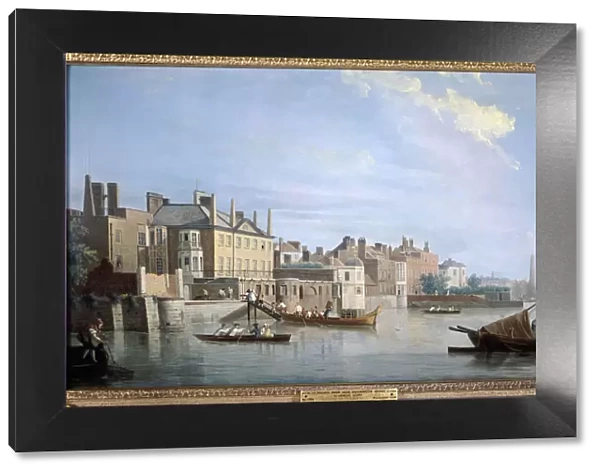 The Thames with Montagu House, from near Westminster Bridge, London, 1749. Artist