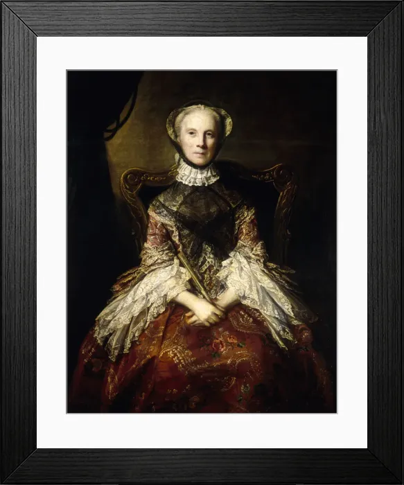 Framed Print : Lady Dorothea Harrison, 1758. Artist: Sir Joshua Reynolds Framed Print : Lady Dorothea Harrison, 1758. Artist: Sir Joshua Reynolds