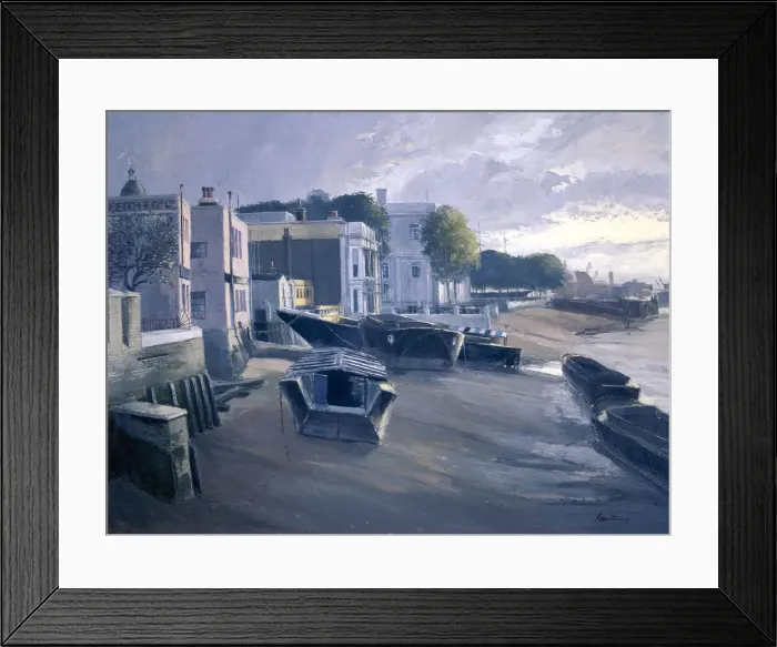 Framed Print : Evening - Greenwich. Artist: Jack Dennis Pountney Framed Print : Evening - Greenwich. Artist: Jack Dennis Pountney