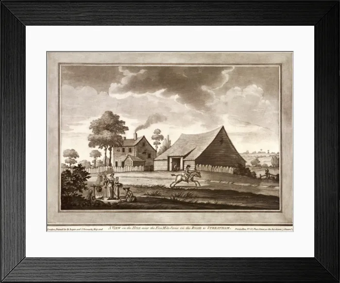 Framed Print : Hill in Brixton, London, 1782 Framed Print : Hill in Brixton, London, 1782
