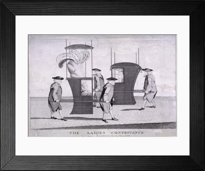 Framed Print : The Ladies Contrivance, 1777 Framed Print : The Ladies Contrivance, 1777