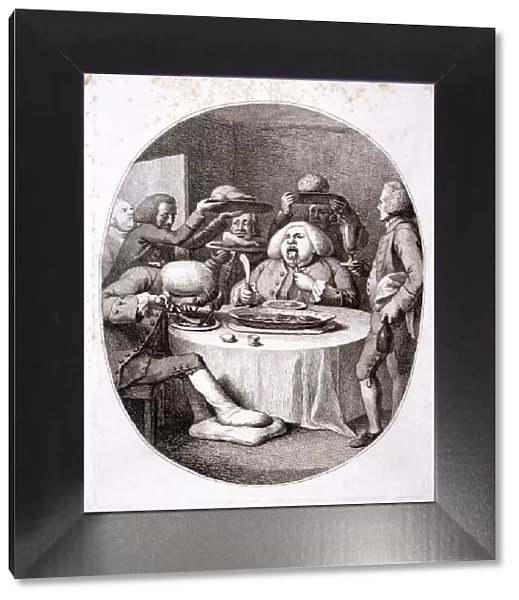 The aldermans dinner, 1775