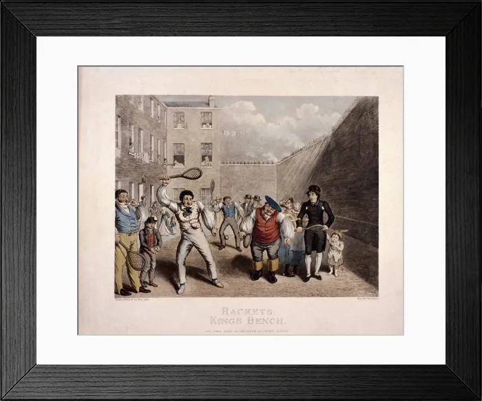 Framed Print : Kings Bench Prison, Southwark, London, c1825. Artist: Theodore Lane Framed Print : Kings Bench Prison, Southwark, London, c1825. Artist: Theodore Lane