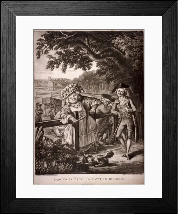 Framed Print : St Georges Fields, Southwark, London, c1775 Framed Print : St Georges Fields, Southwark, London, c1775