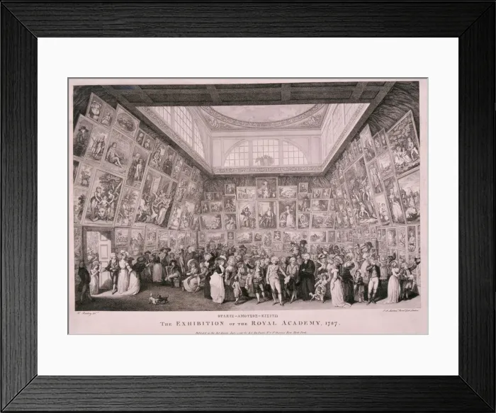 Framed Print : Somerset House, London, 1787. Artist: Pietro Antonio Martini Framed Print : Somerset House, London, 1787. Artist: Pietro Antonio Martini