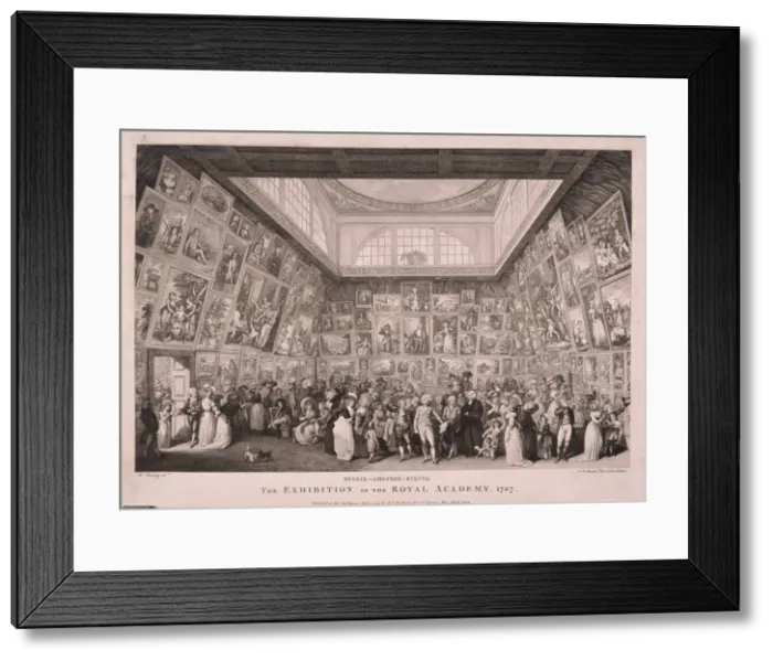 Framed Print : Somerset House, Westminster, London, 1788. Artist: Pietro Antonio Martini Framed Print : Somerset House, Westminster, London, 1788. Artist: Pietro Antonio Martini