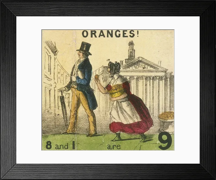 Framed Print : Oranges!, Cries of London, c1840. Artist: TH Jones Framed Print : Oranges!, Cries of London, c1840. Artist: TH Jones