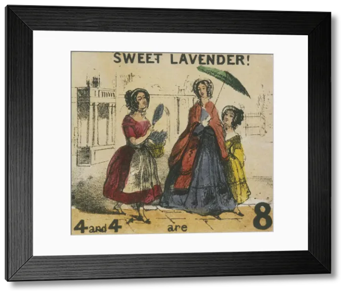 Framed Print : Sweet Lavender!, London, c1840, Cries of London. Artist: TH Jones Framed Print : Sweet Lavender!, London, c1840, Cries of London. Artist: TH Jones