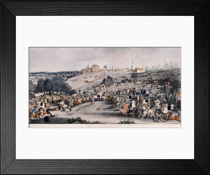 Framed Print : Easter Monday, 1820 - Epping Forest, Essex. Artist: James Pollard Framed Print : Easter Monday, 1820 - Epping Forest, Essex. Artist: James Pollard
