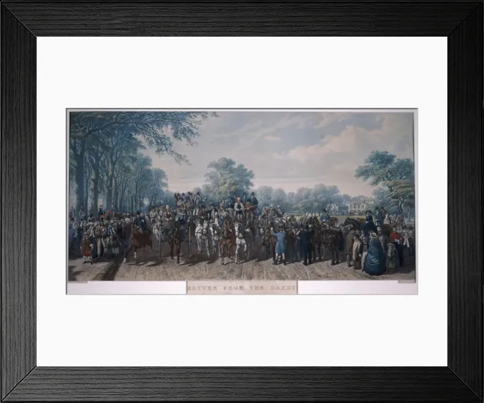 Framed Print : Clapham Common, Wandsworth, London, 1862. Artist: John Harris Framed Print : Clapham Common, Wandsworth, London, 1862. Artist: John Harris