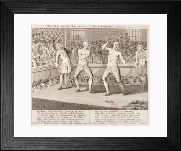 Framed Print : The Bruiser Bruis d, 1750 Framed Print : The Bruiser Bruis d, 1750
