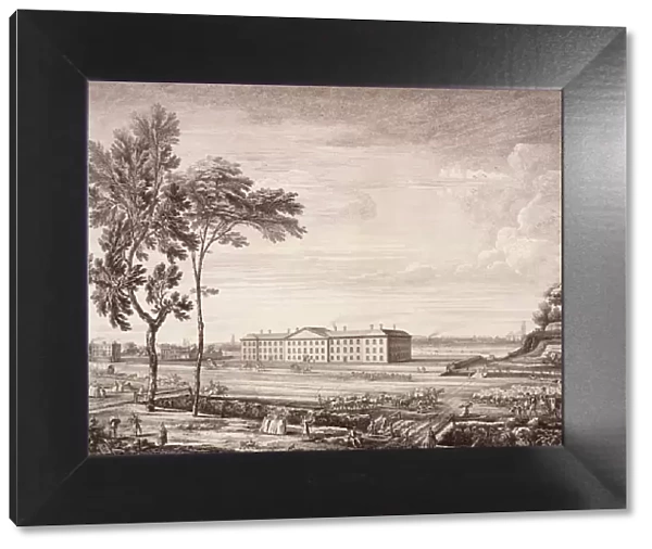 View of the London Hospital in Whitechapel Road, 1753