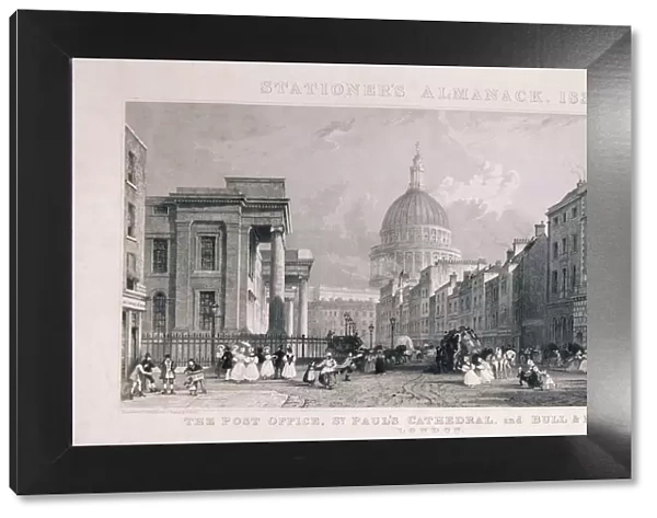 Old General Post Office, St Martins le Grand, London, 1829. Artist: CJ Emblem