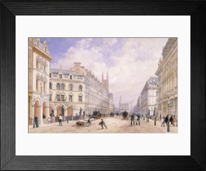 Framed Print : Holborn Viaduct, London, 1871. Artist: Thomas Shotter Boys Framed Print : Holborn Viaduct, London, 1871. Artist: Thomas Shotter Boys