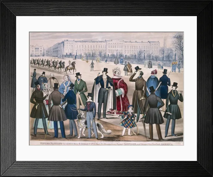 Framed Print : Regents Park, Marylebone, London, 1840 Framed Print : Regents Park, Marylebone, London, 1840