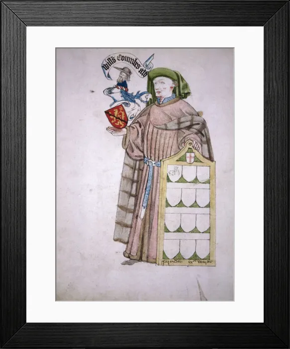 Framed Print : William Combes, Sheriff of London Framed Print : William Combes, Sheriff of London