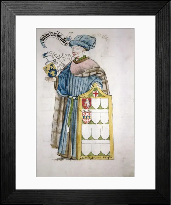 Framed Print : John Derby, Sheriff of London Framed Print : John Derby, Sheriff of London