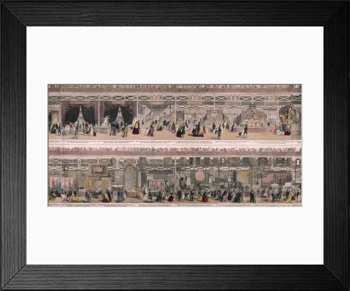 Framed Print : Great Exhibition, Crystal Palace, Hyde Park, London, 1851 Framed Print : Great Exhibition, Crystal Palace, Hyde Park, London, 1851