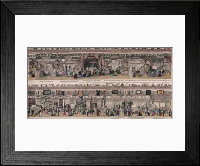 Framed Print : Great Exhibition, Crystal Palace, Hyde Park, London, 1851 Framed Print : Great Exhibition, Crystal Palace, Hyde Park, London, 1851