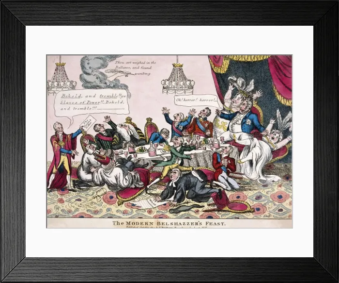 Framed Print : Alderman Sir Matthew Wood and King George IV Framed Print : Alderman Sir Matthew Wood and King George IV