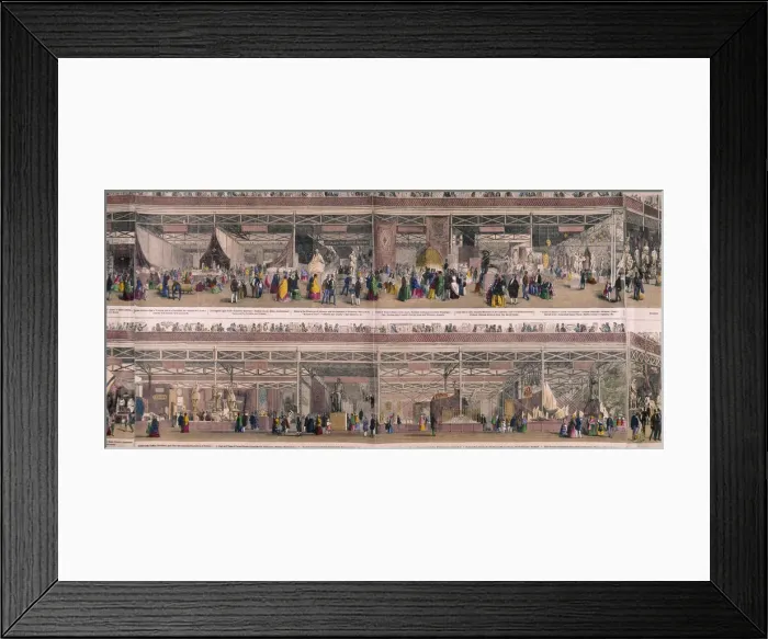 Framed Print : Great Exhibition, Crystal Palace, Hyde Park, London, 1851 Framed Print : Great Exhibition, Crystal Palace, Hyde Park, London, 1851