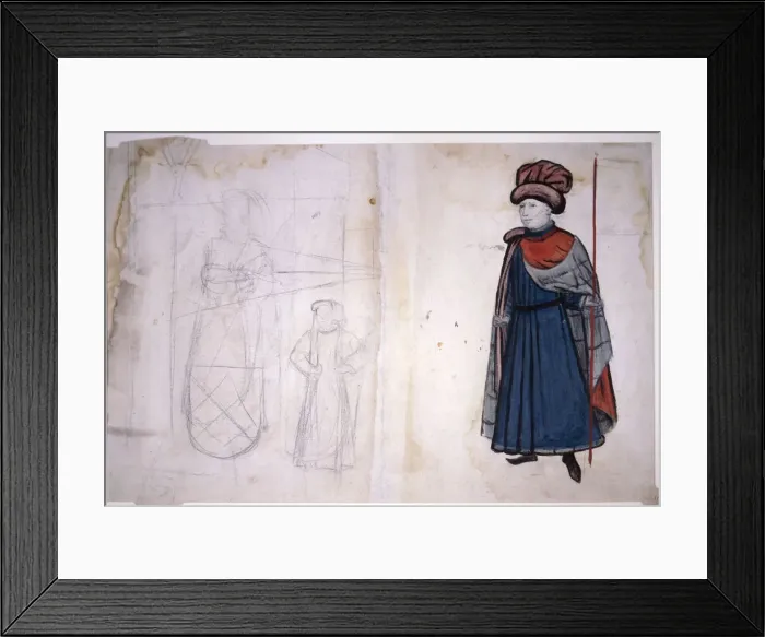 Framed Print : Medieval figure Framed Print : Medieval figure