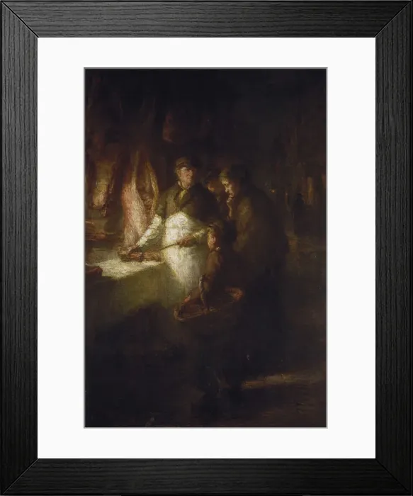 Framed Print : Hard Times, c1857-1903. Artist: Hugh Carter Framed Print : Hard Times, c1857-1903. Artist: Hugh Carter
