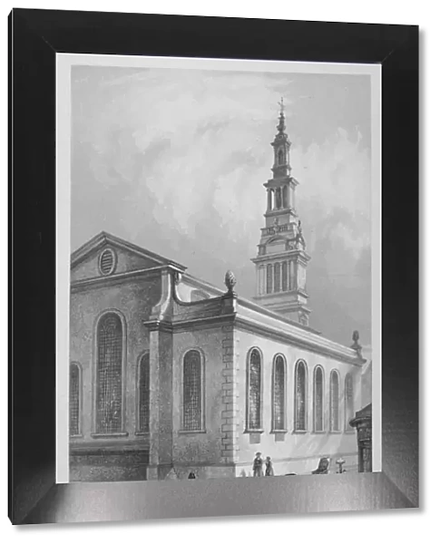 Christ Church, Newgate Street, City of London, 1838. Artist