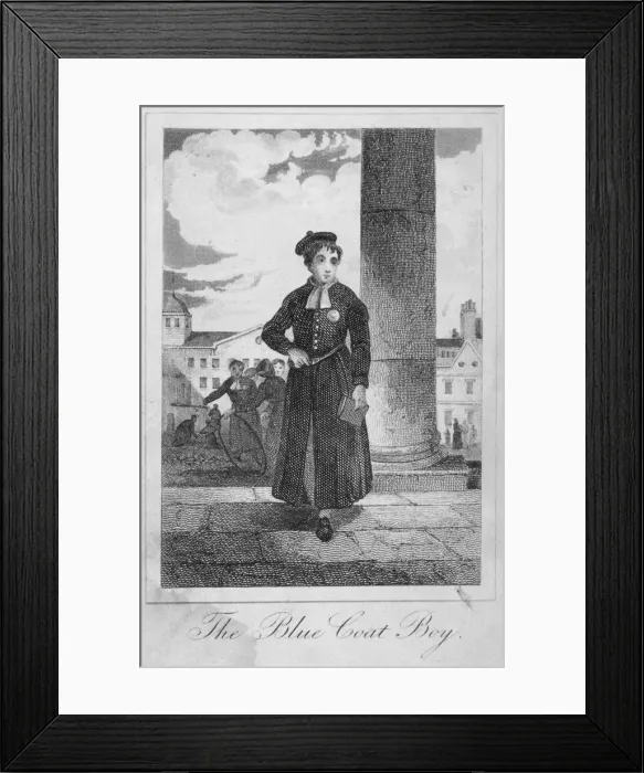 Framed Print : Pupil of Christs Hospital, City of London, 1829 Framed Print : Pupil of Christs Hospital, City of London, 1829