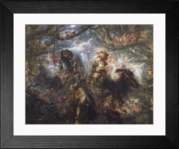Framed Print : The Enchanted Forest, 1886. Artist Framed Print : The Enchanted Forest, 1886. Artist