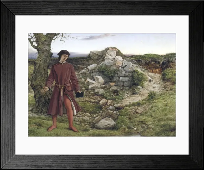 Framed Print : Henry VI at Towton, 1860. Artist Framed Print : Henry VI at Towton, 1860. Artist