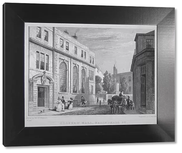 Coopers Hall, City of London, 1831. Artist: J Hinchcliff