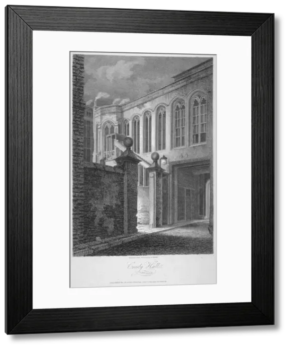 Framed Print : The entrance to Crosby Hall at no 36 Bishopsgate, City of London, 1804 Framed Print : The entrance to Crosby Hall at no 36 Bishopsgate, City of London, 1804