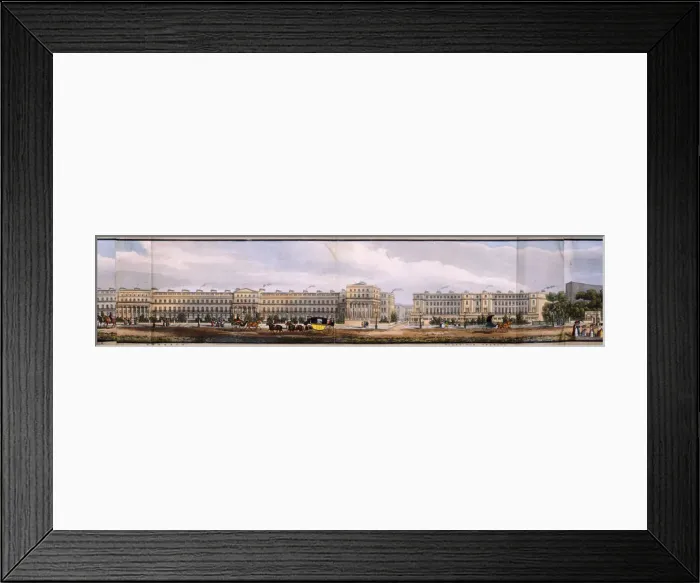 Framed Print : Panoramic view of the area around Regents Park, London, 1831 Framed Print : Panoramic view of the area around Regents Park, London, 1831