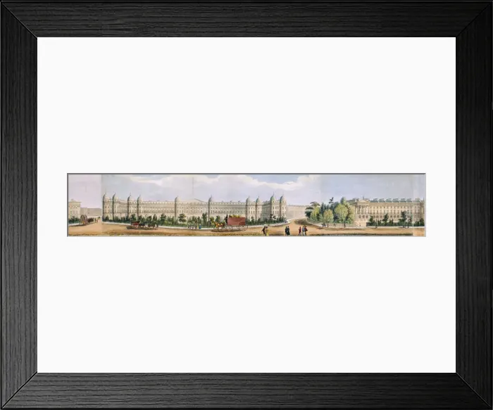 Framed Print : Panoramic view of the area around Regents Park, London, 1831 Framed Print : Panoramic view of the area around Regents Park, London, 1831